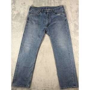 Levis 505 Jeans‎ Mens 36x30 Blue Denim Regular Fit Straight Leg
